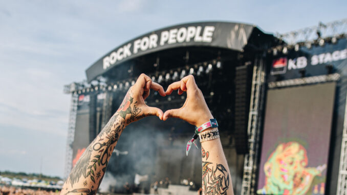 rock for people festival promo photo